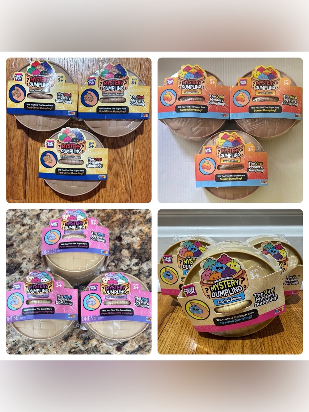 Crazy Fun RMS Mystery Dumplings Lot of 12 mixed series! NEW